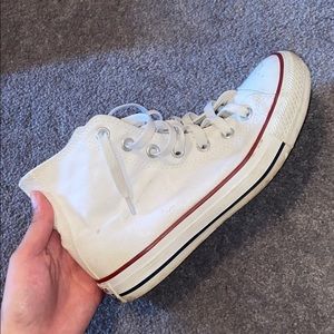 Men’s high top white converse